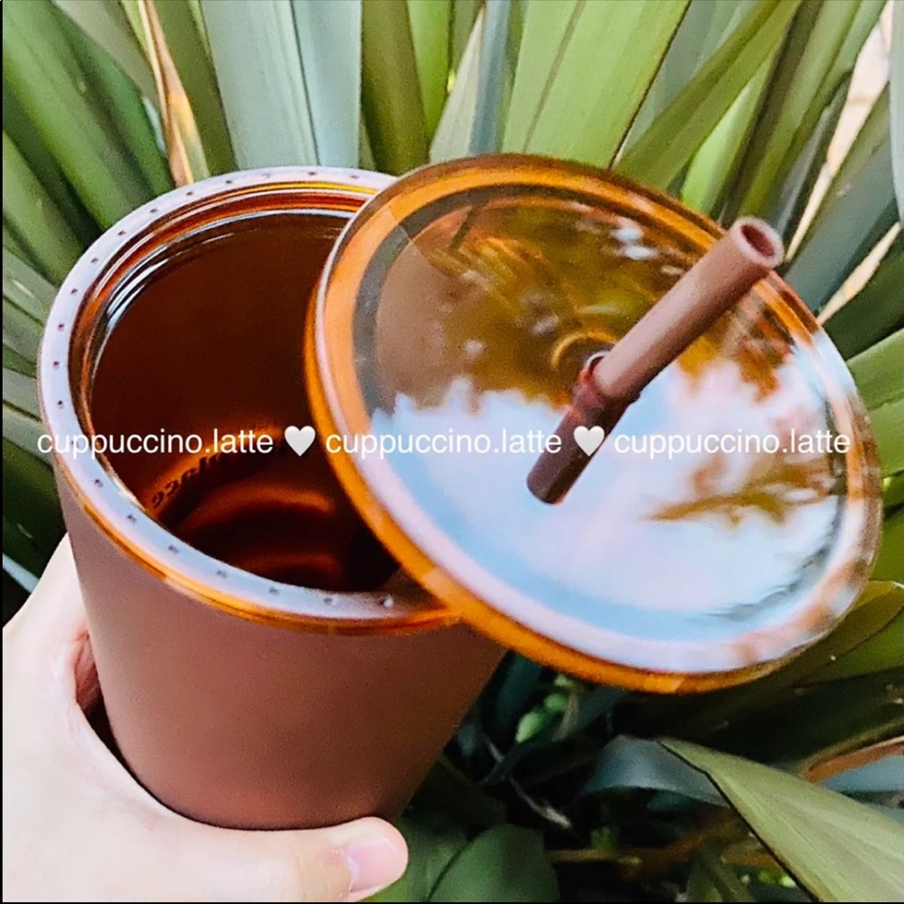 🤎NEW SET🤎Starbucks Pike Place Original Logo & Amber Siren Soft Touch Cups - Picture 6 of 16